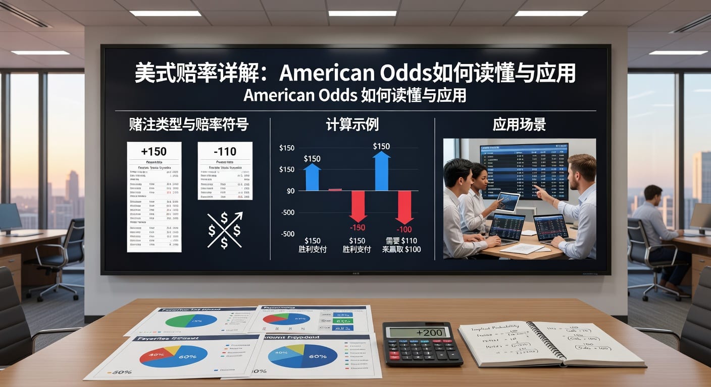 美式赔率 American Odds 详解：计算与体育应用指南