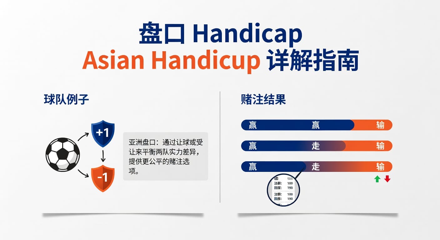 盘口 Handicap Asian Handicap 详解：投注技巧避坑指南