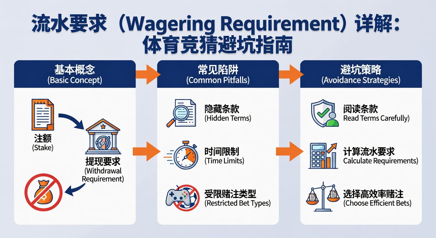 流水要求 Sports Wagering Requirement：体育博彩避坑指南