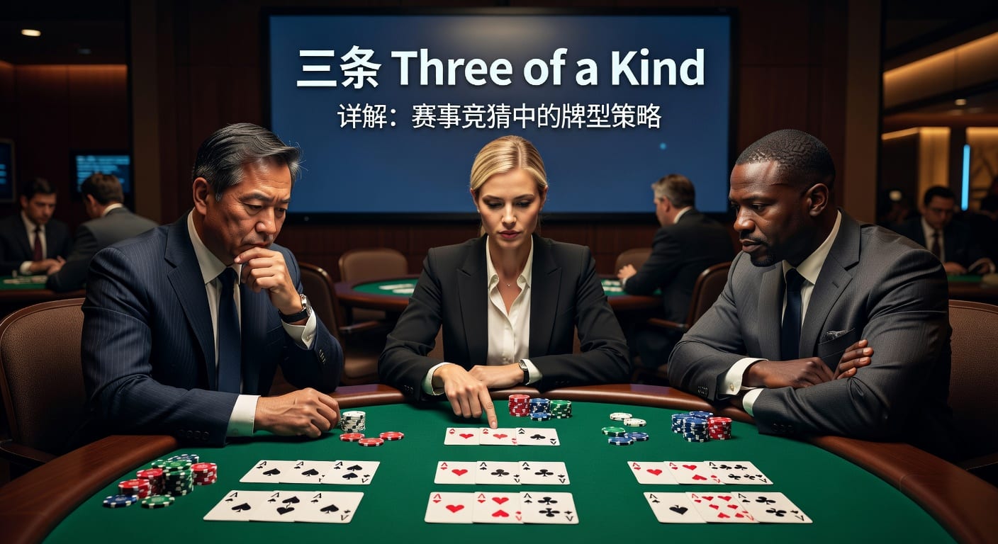 三条 Three of a Kind 扑克策略：胜率与下注技巧