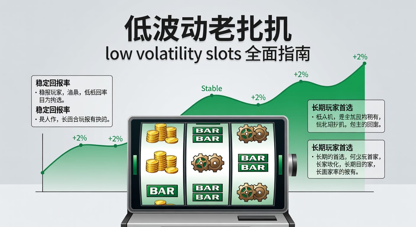 低波动老虎机 Low Volatility Slots：优势与体育玩家推荐
