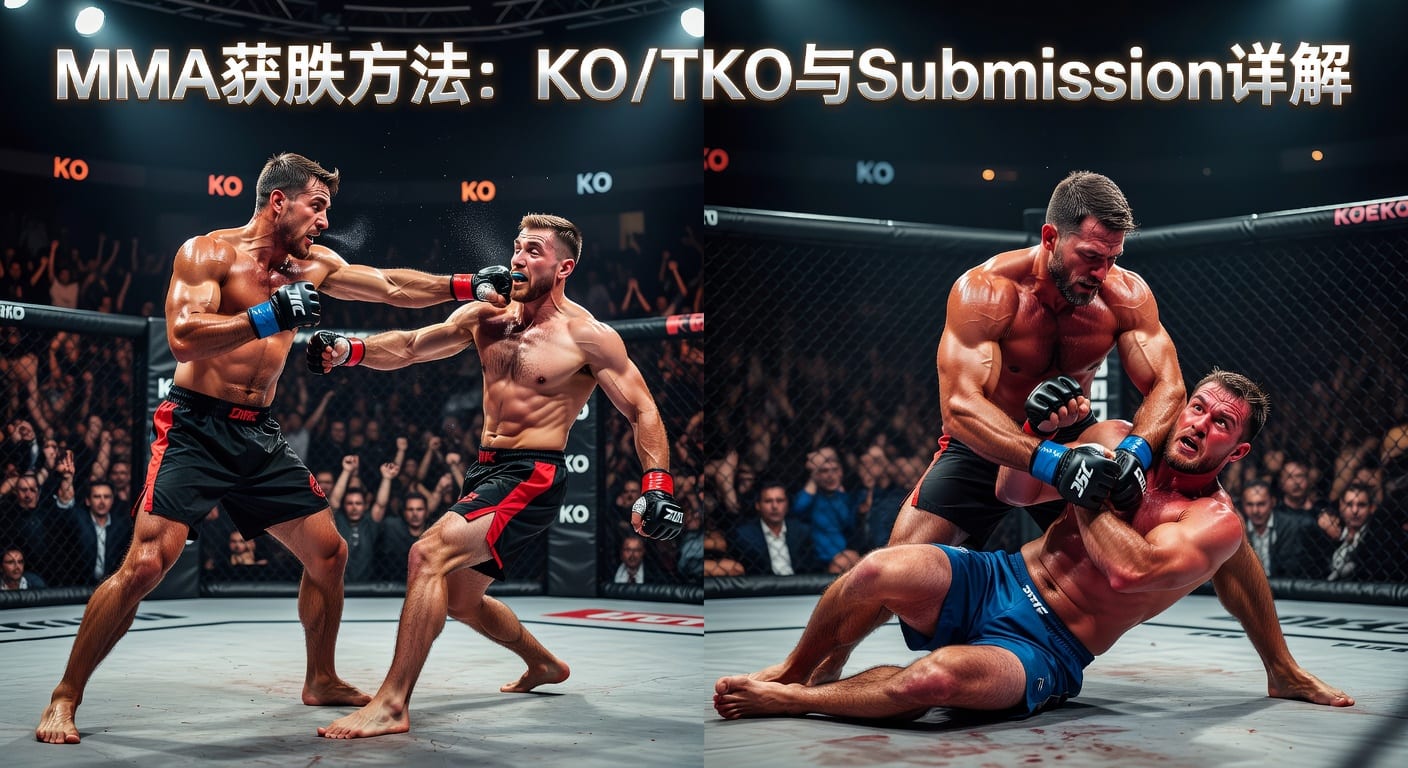 MMA获胜方式 KO/TKO Submission统计与预测